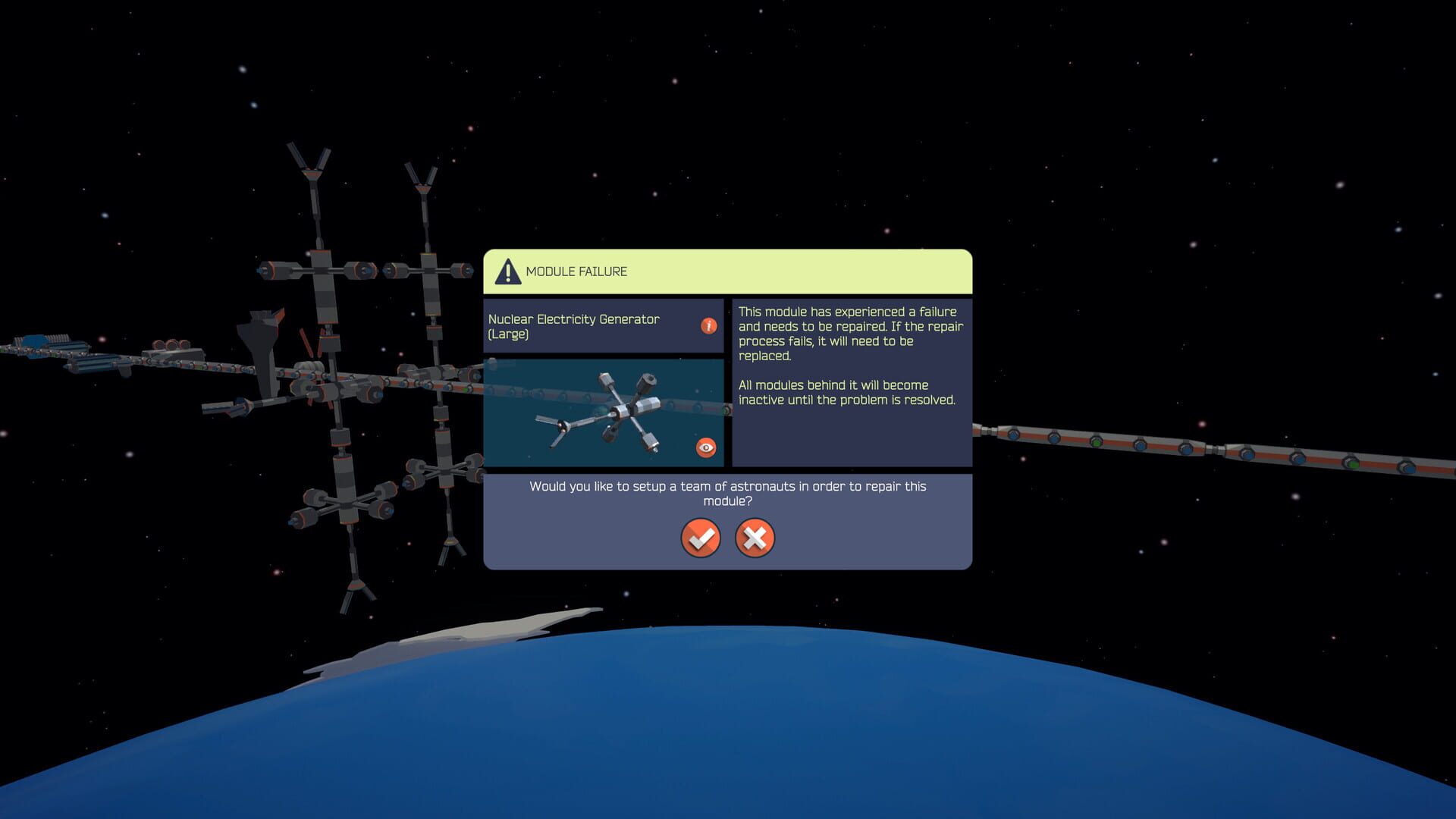 Screenshot for Space Station Designer