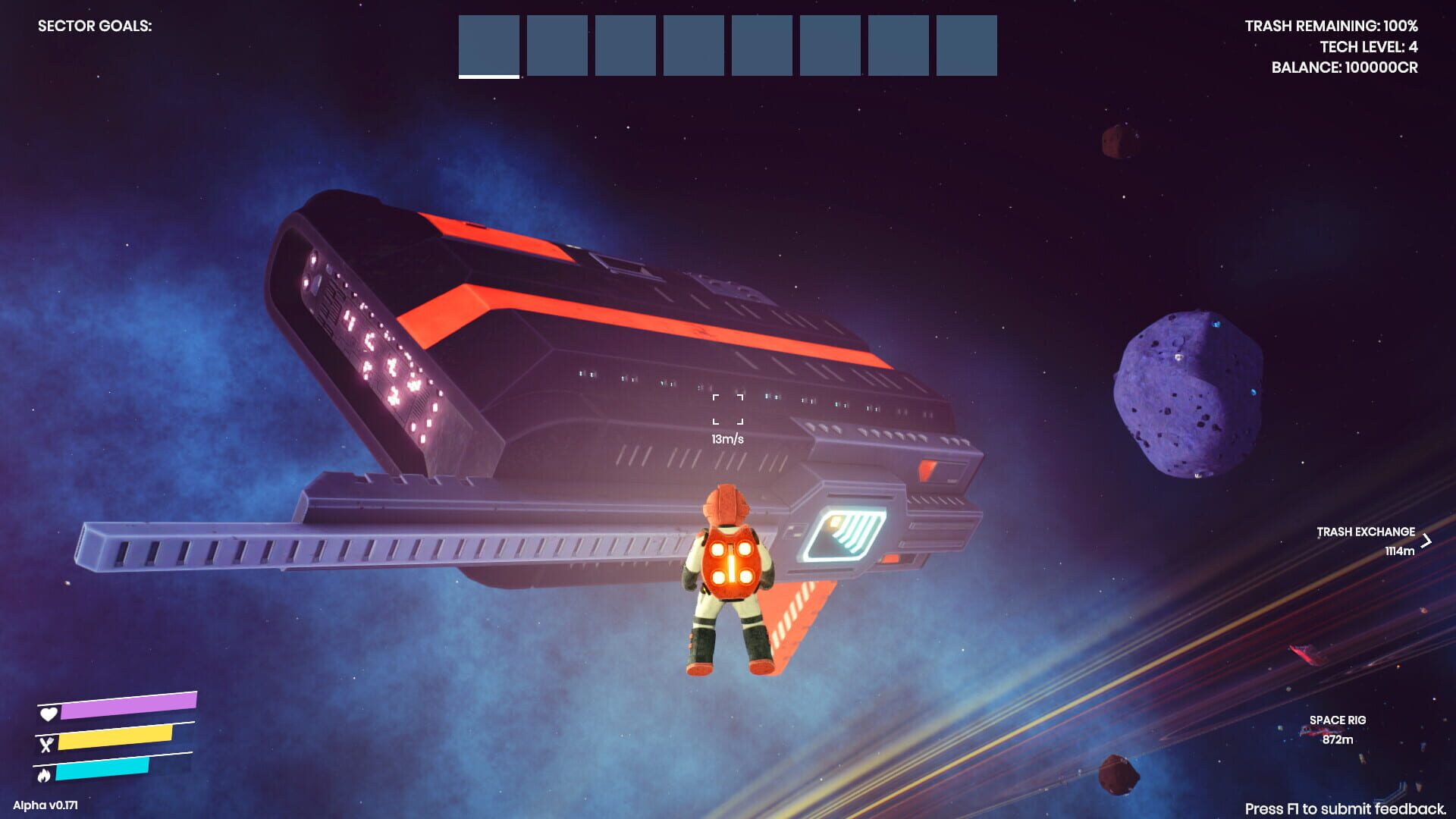 Screenshot for Space Trash Scavenger