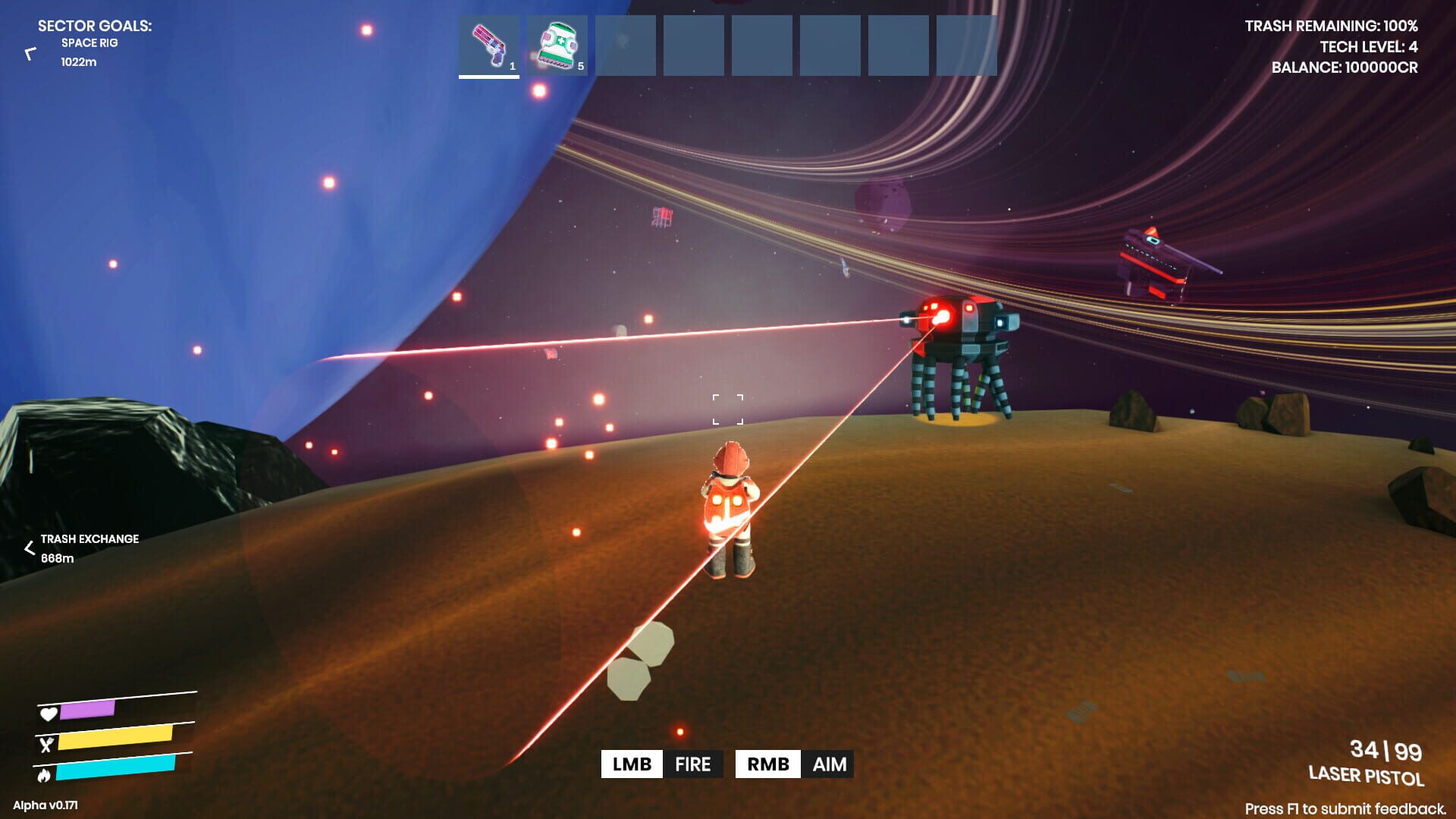 Screenshot for Space Trash Scavenger