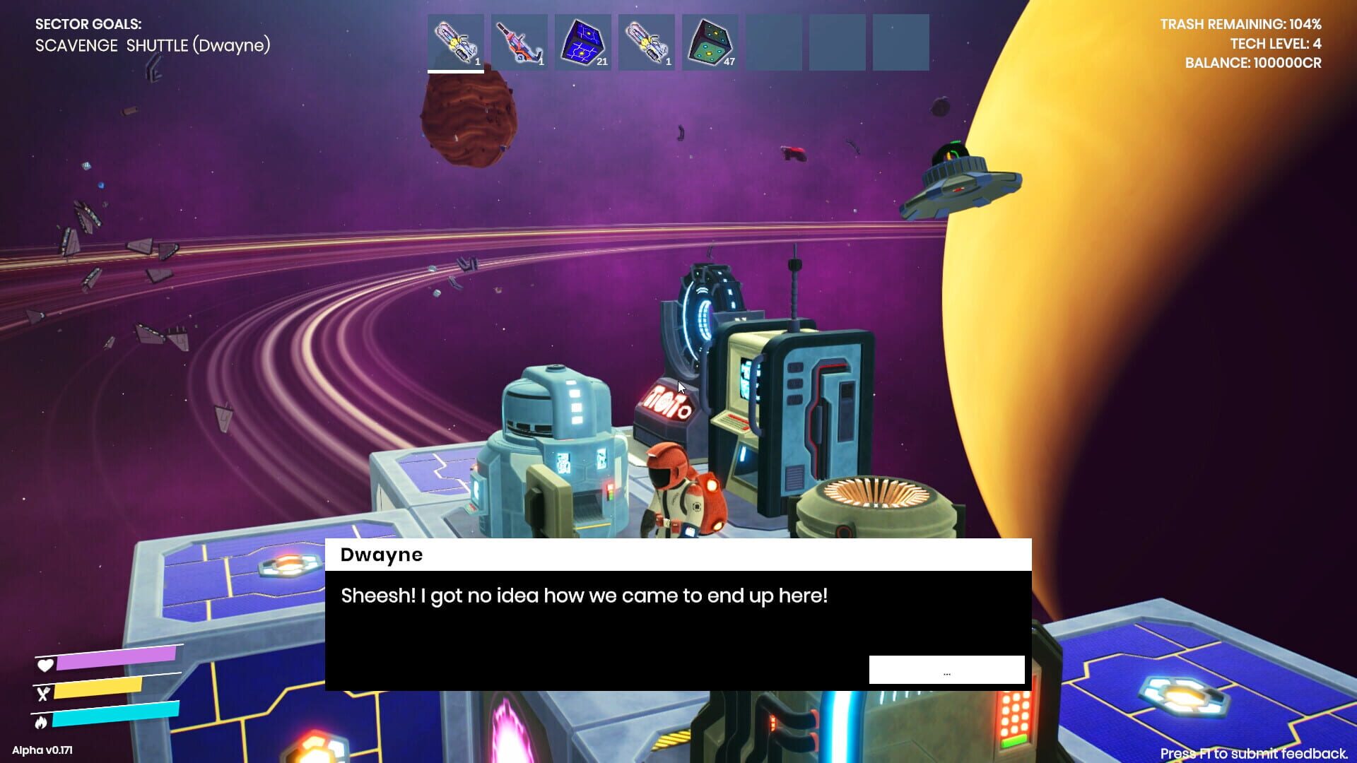 Screenshot for Space Trash Scavenger