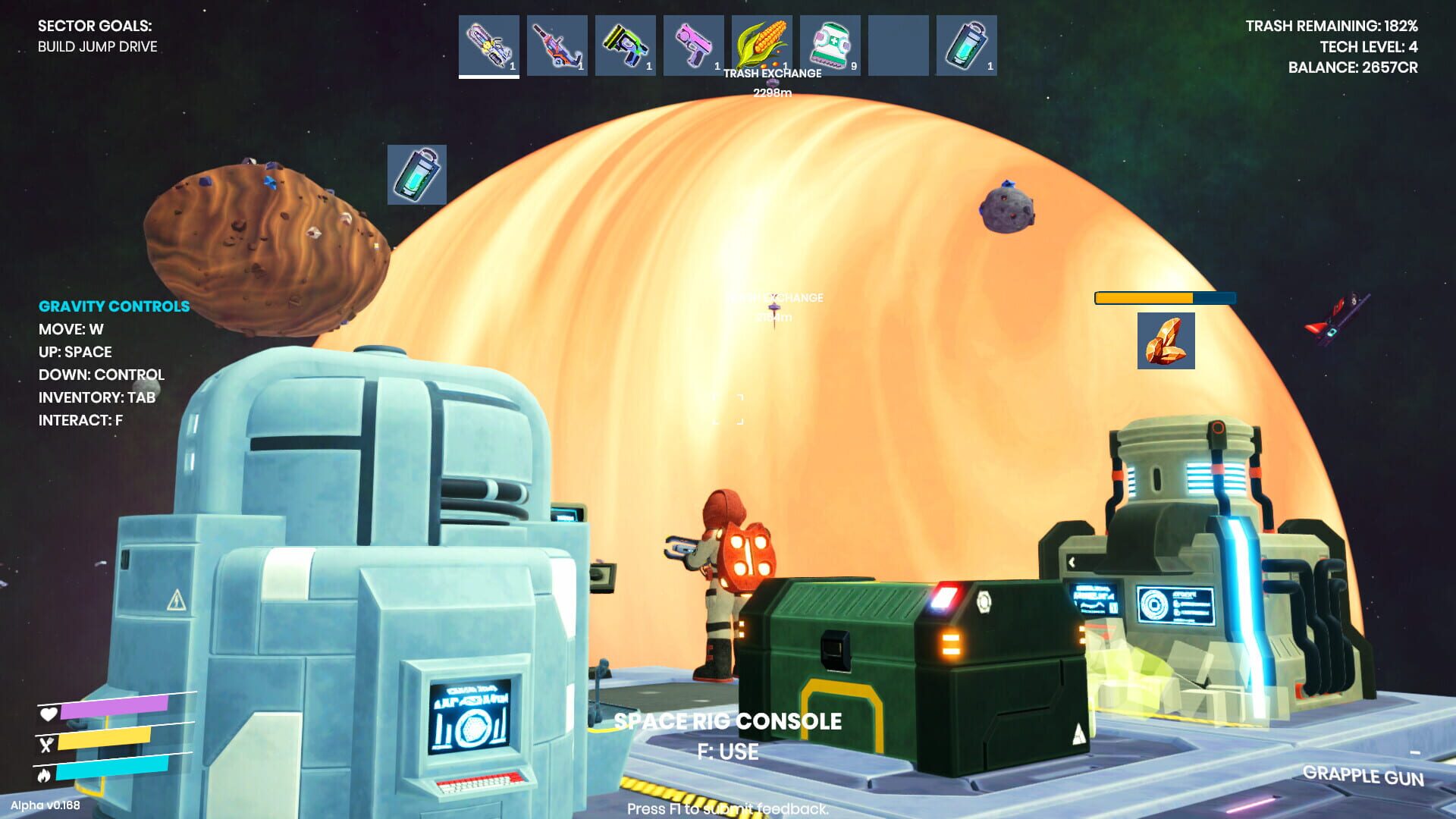 Screenshot for Space Trash Scavenger