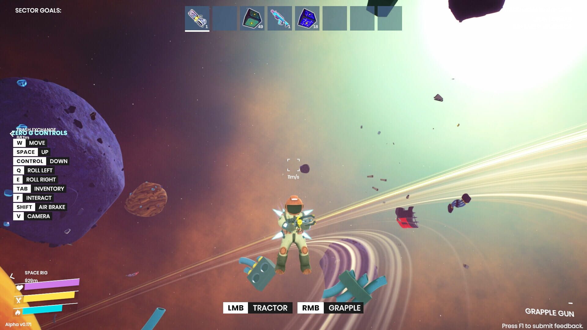 Screenshot for Space Trash Scavenger