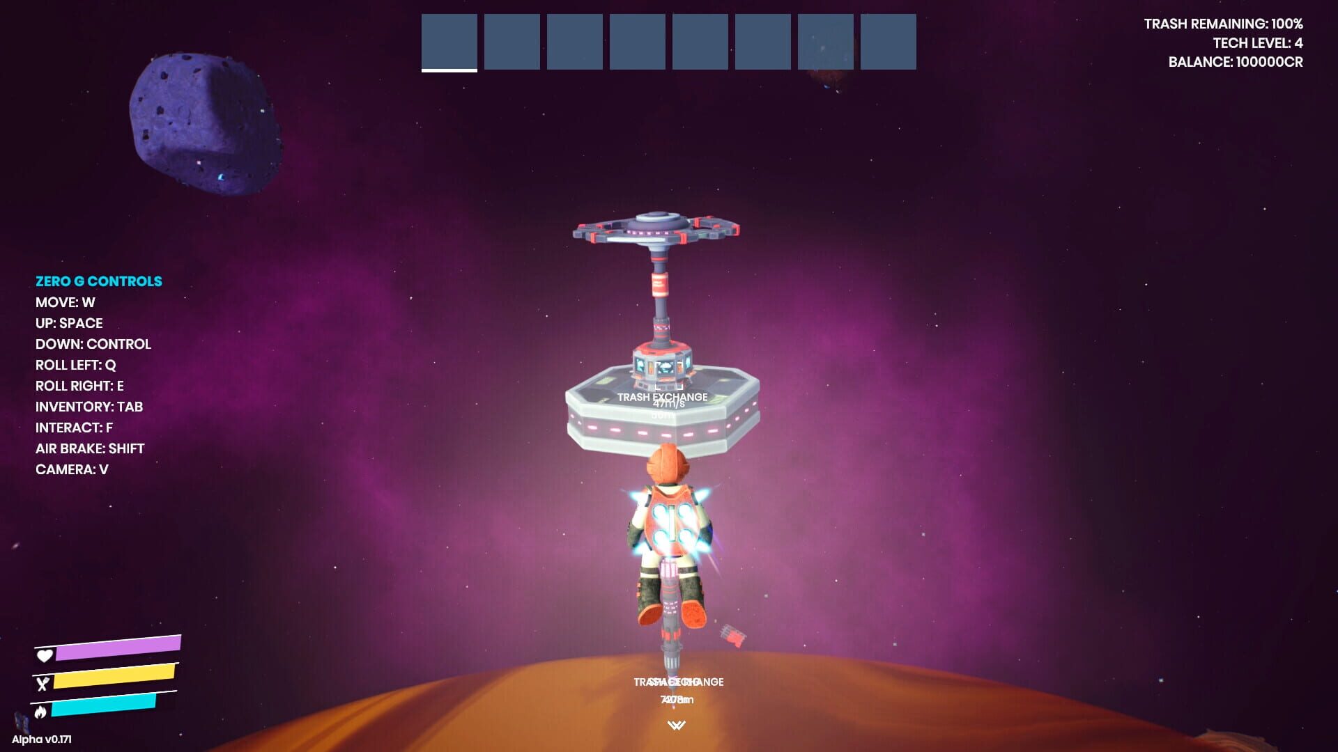 Screenshot for Space Trash Scavenger