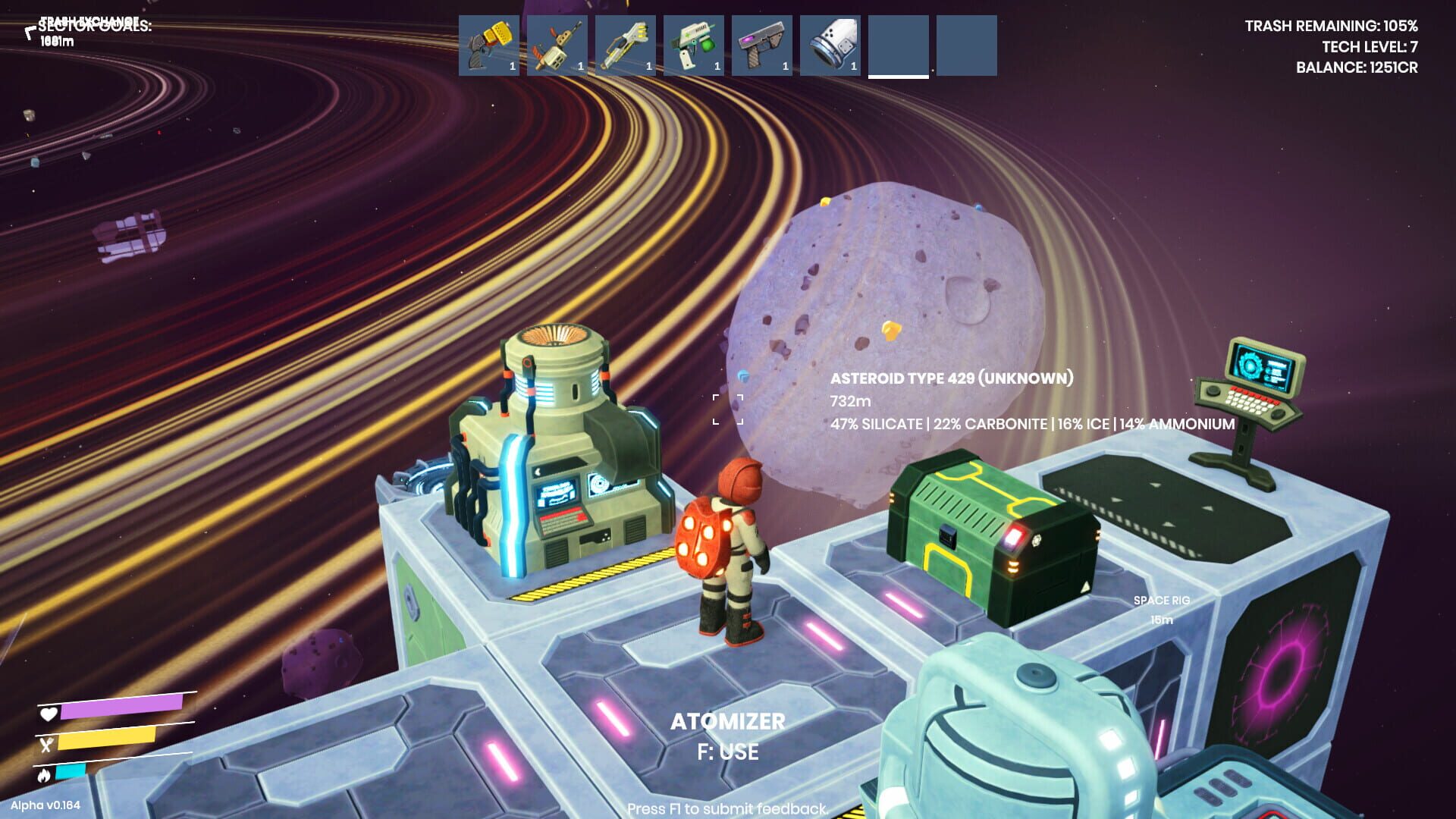 Screenshot for Space Trash Scavenger