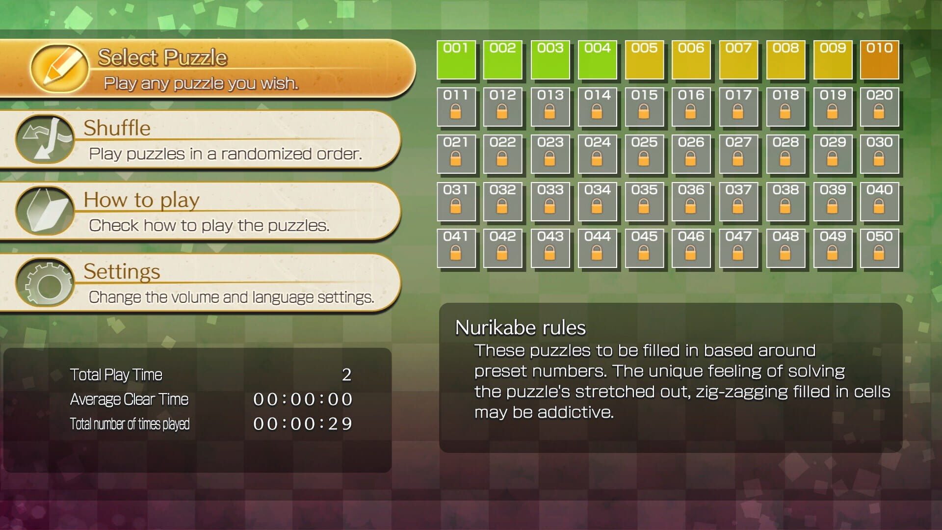 Screenshot for Puzzle by Nikoli W Nurikabe
