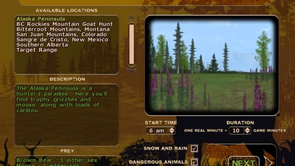Screenshot for Trophy Hunter 2003