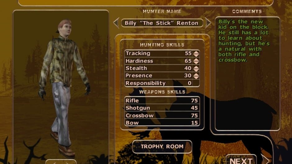 Screenshot for Trophy Hunter 2003