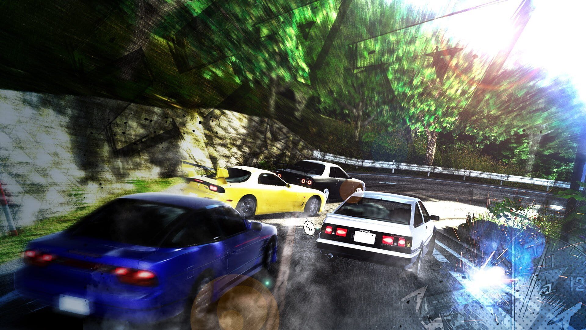 Screenshot for Initial D: The Arcade
