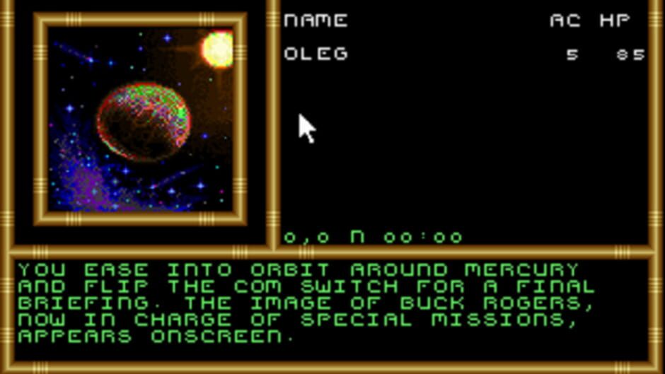 Screenshot for Buck Rogers: Matrix Cubed