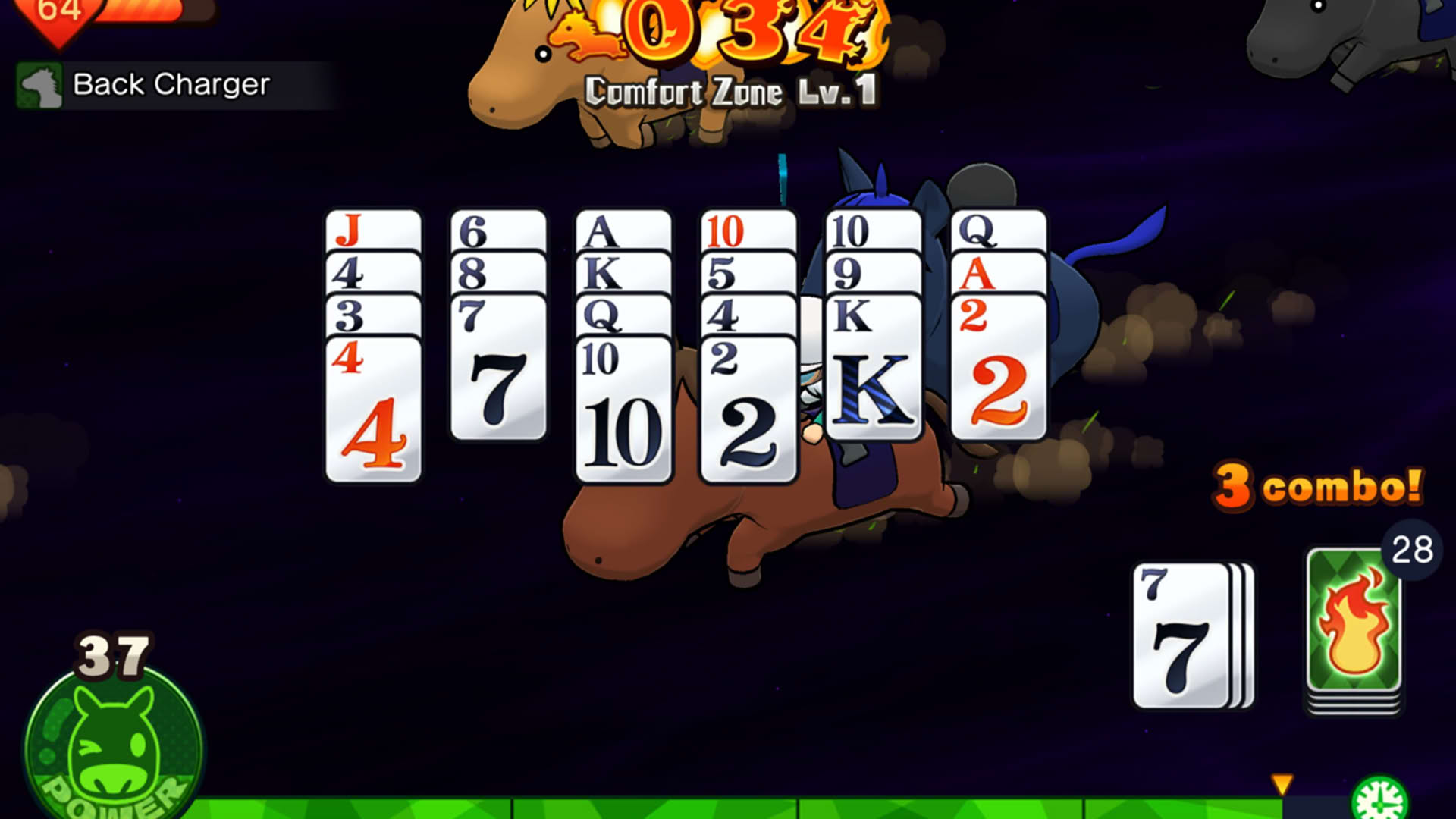 Screenshot for Pocket Card Jockey: Ride On!