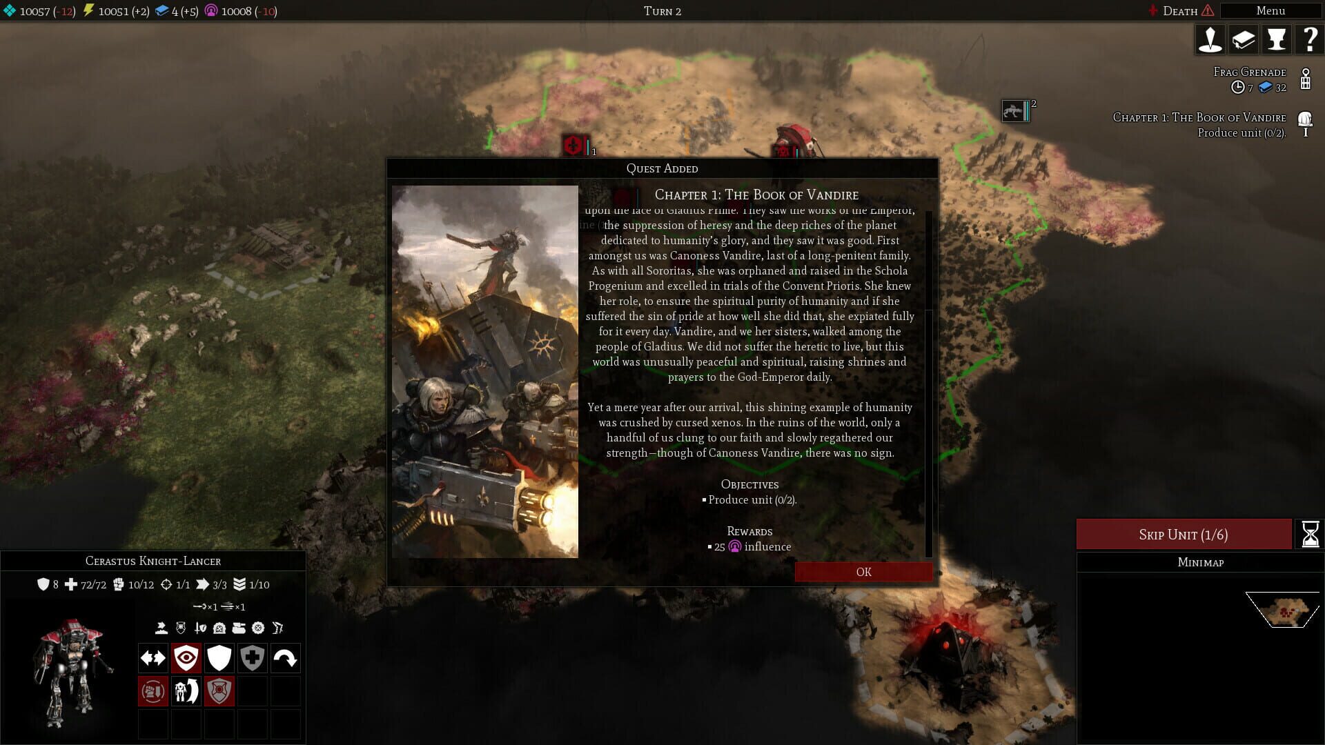 Screenshot for Warhammer 40,000: Gladius - Relics of War: Adepta Sororitas