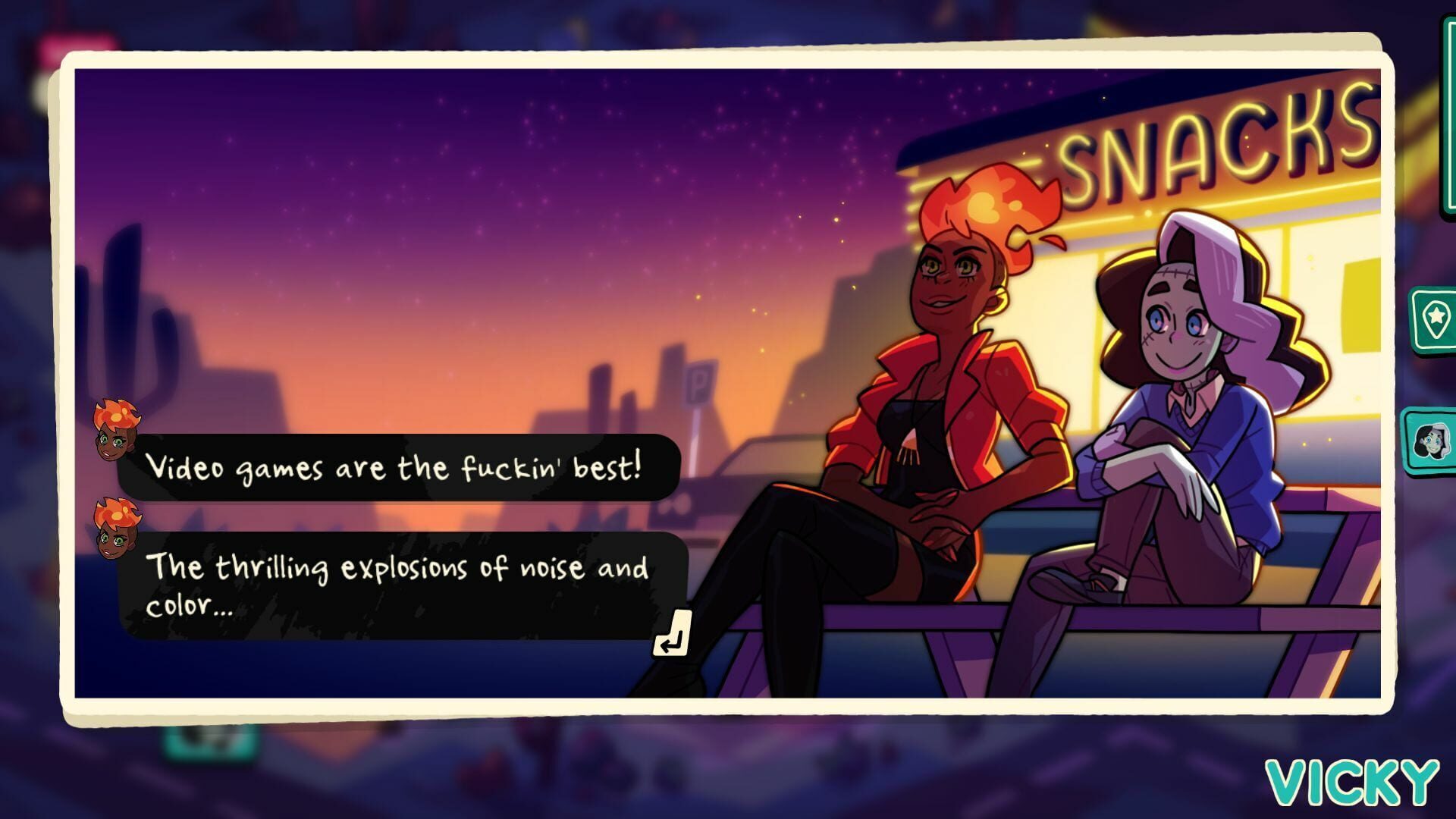 Screenshot for Monster Prom 3: Monster Roadtrip - Hitchhiker Pack: Amira & Oz