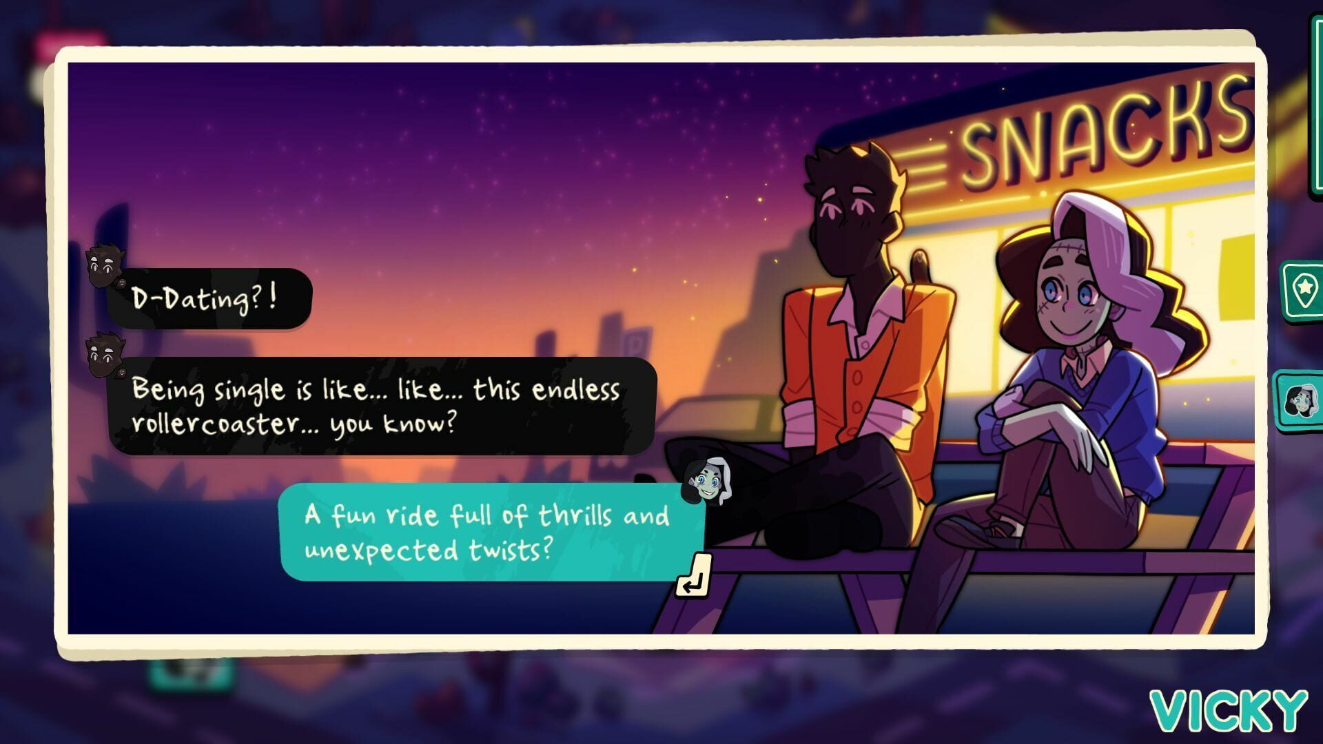 Screenshot for Monster Prom 3: Monster Roadtrip - Hitchhiker Pack: Amira & Oz