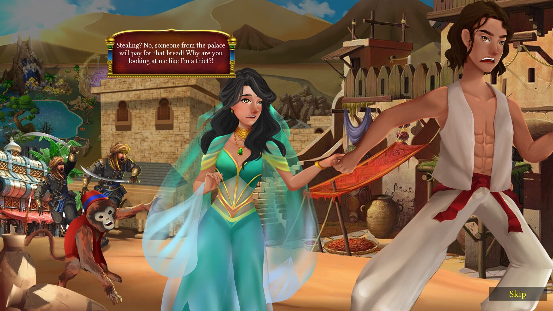 Screenshot for Amanda's Magic Book 6: Aladdin's Magic Lamp