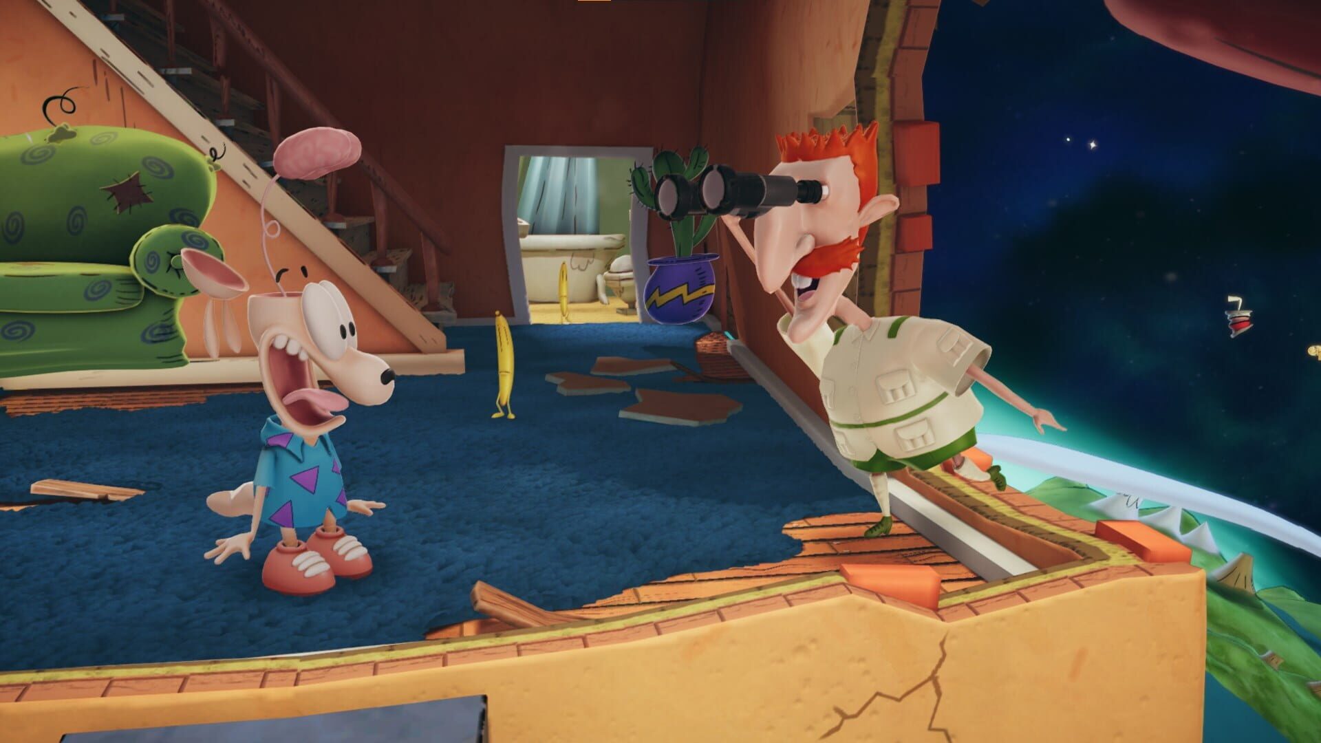 Screenshot for Nickelodeon All-Star Brawl: Rocko Brawler Pack