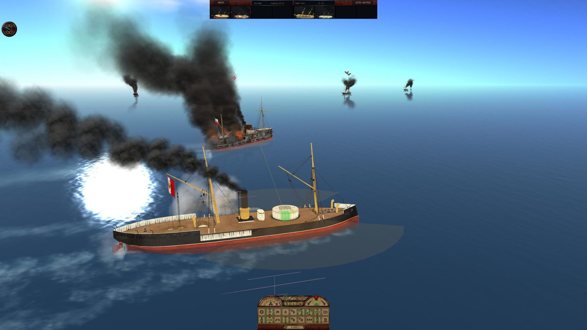 Screenshot for Clad in Iron War of the Pacific 1879