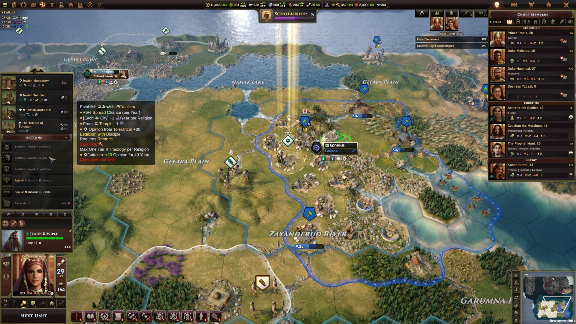 Screenshot for Old World: The Sacred and The Profane