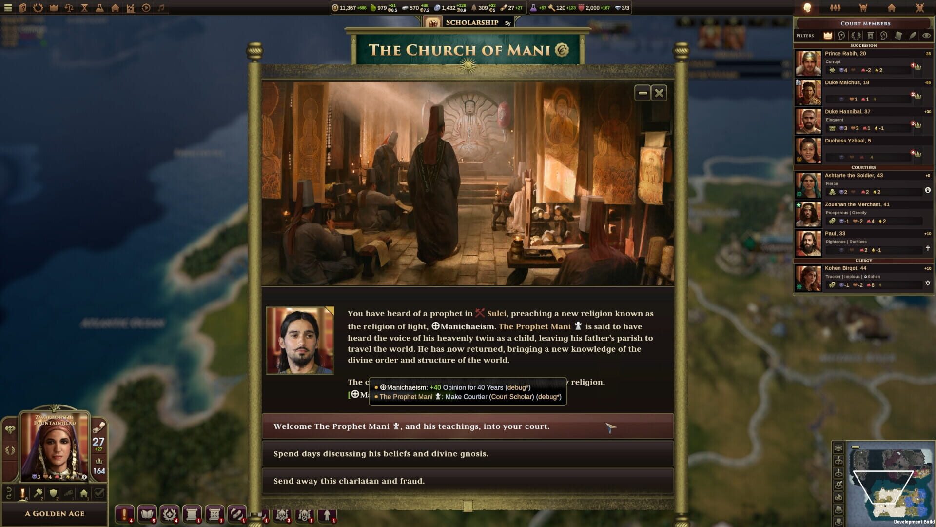 Screenshot for Old World: The Sacred and The Profane