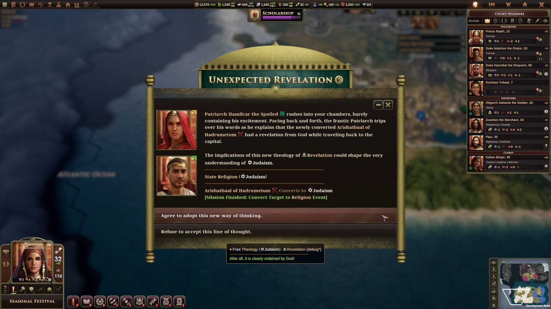 Screenshot for Old World: The Sacred and The Profane