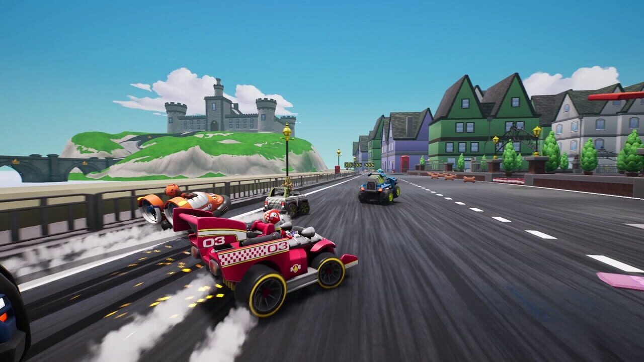 Screenshot for Paw Patrol: Grand Prix - Race in Barkingburg