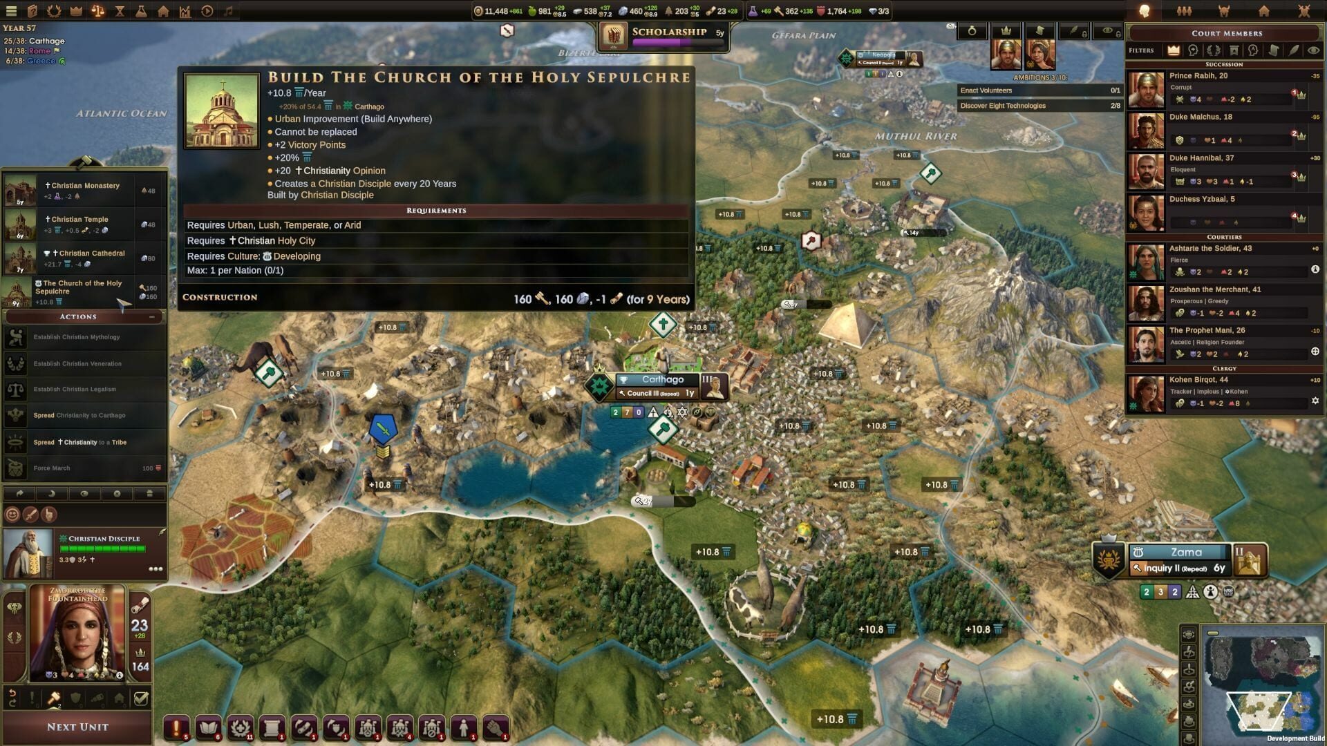 Screenshot for Old World: The Sacred and The Profane