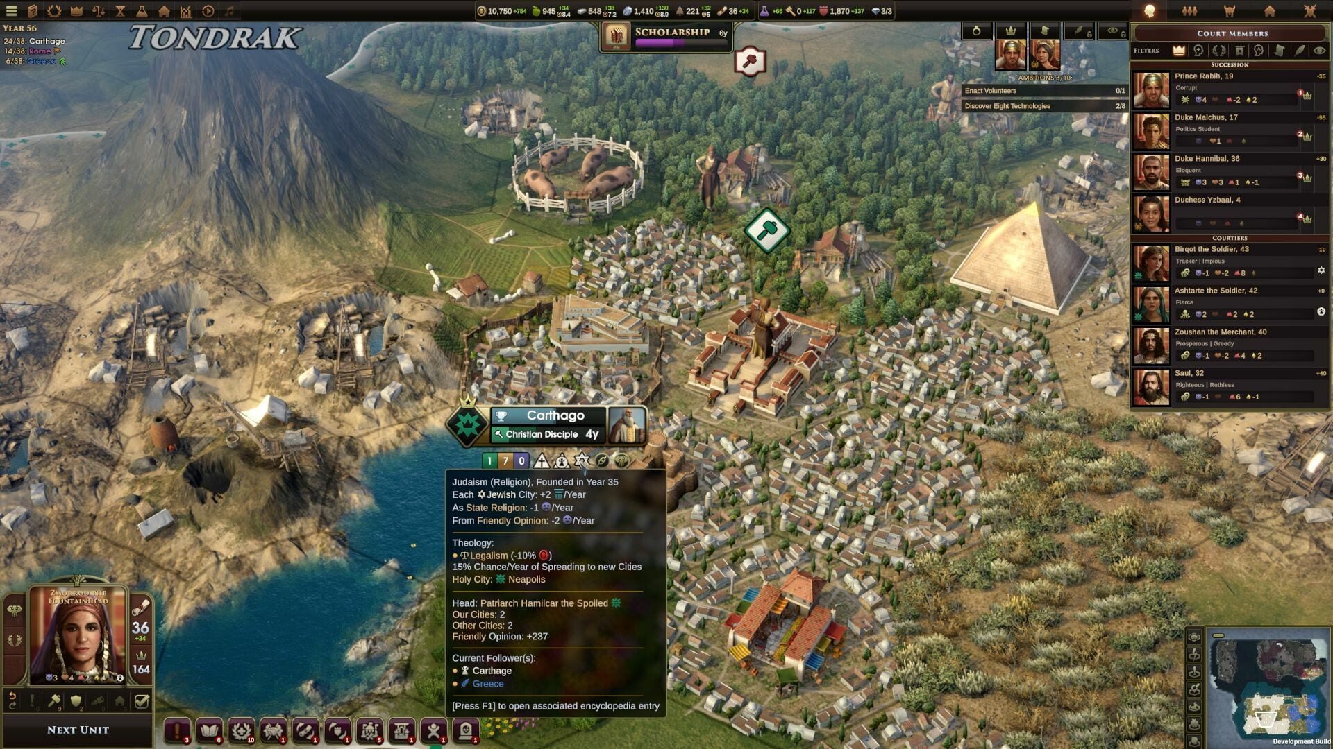 Screenshot for Old World: The Sacred and The Profane