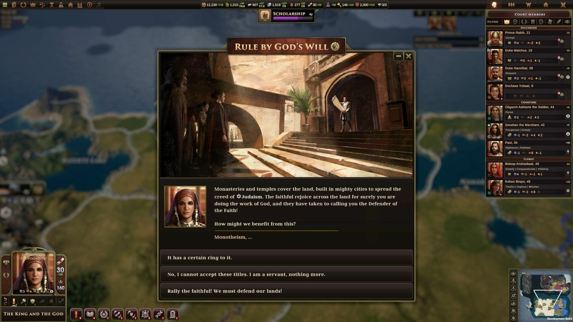 Screenshot for Old World: The Sacred and The Profane