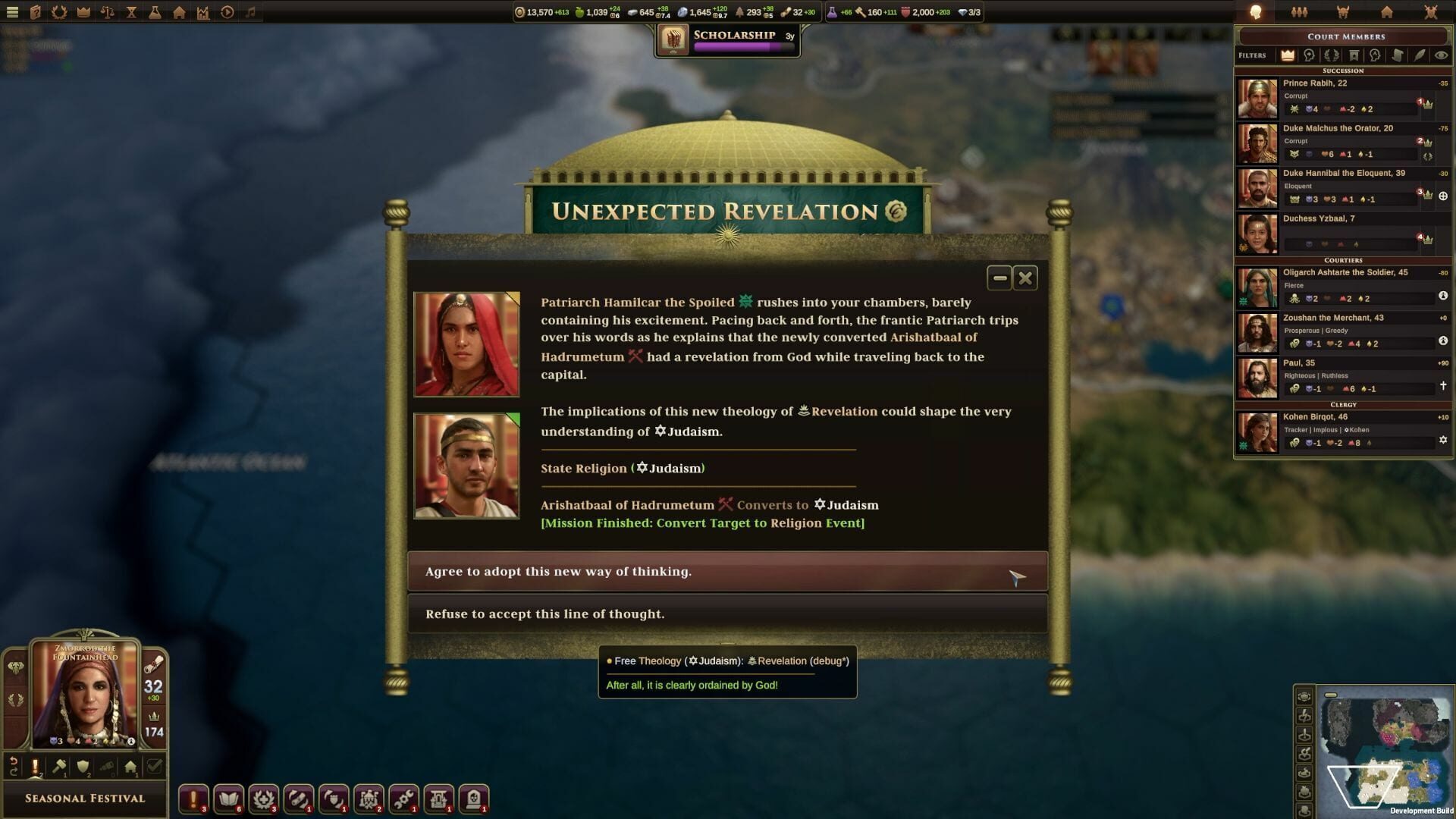 Screenshot for Old World: The Sacred and The Profane