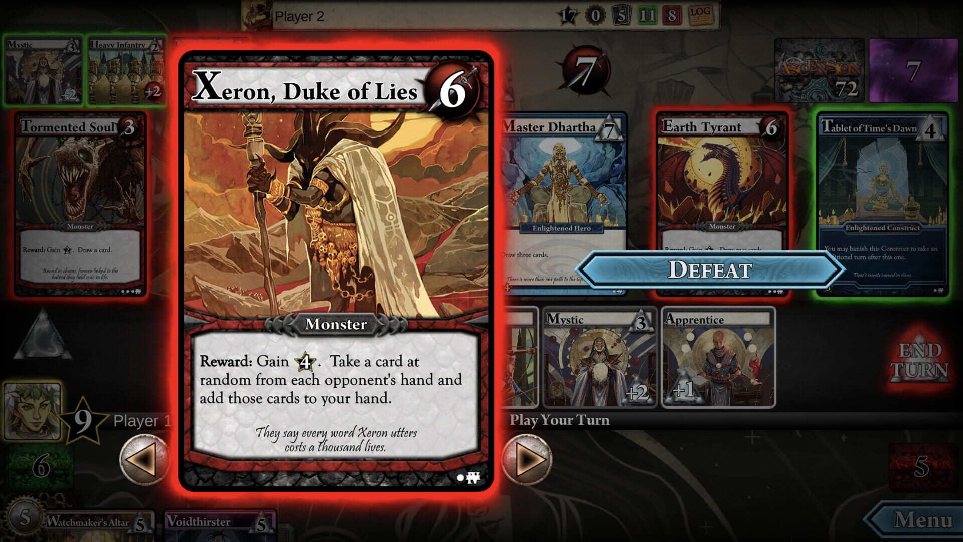 Screenshot for Ascension: Deckbuilding Game