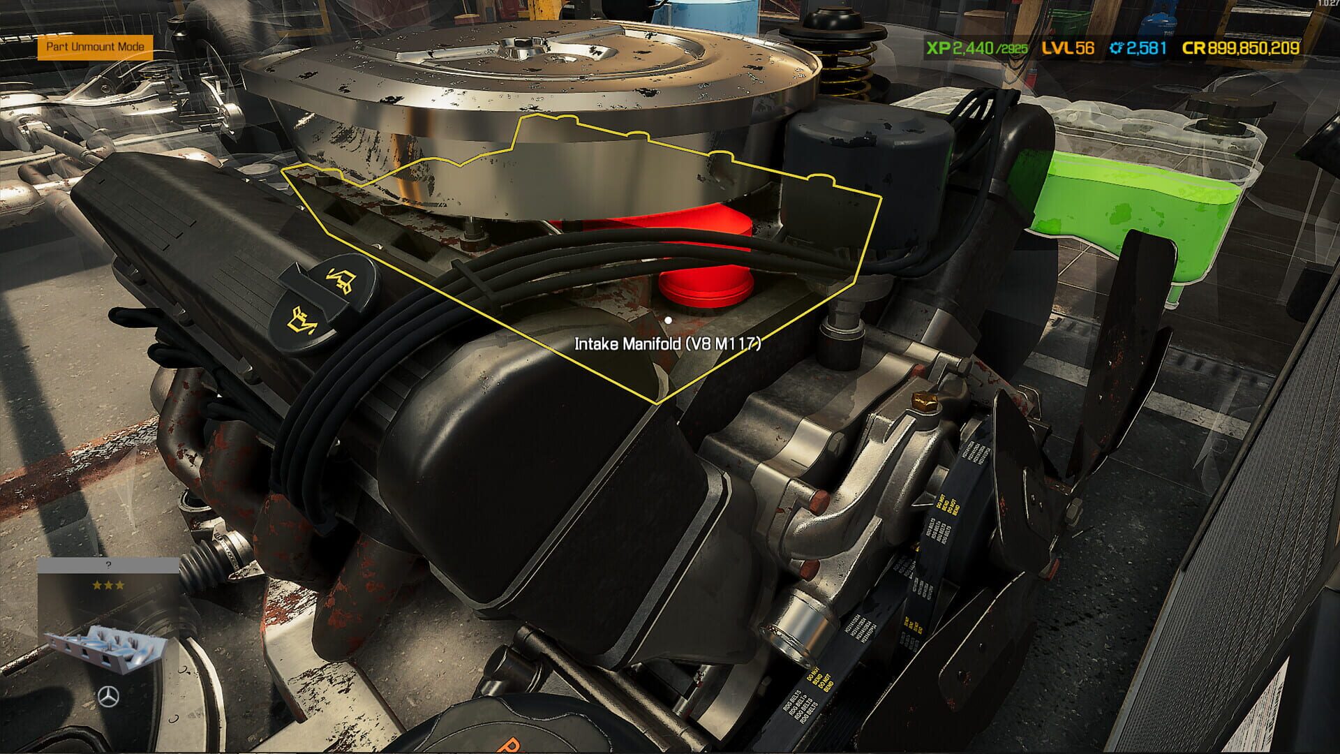 Screenshot for Car Mechanic Simulator 2021: Mercedes-Benz Remastered DLC