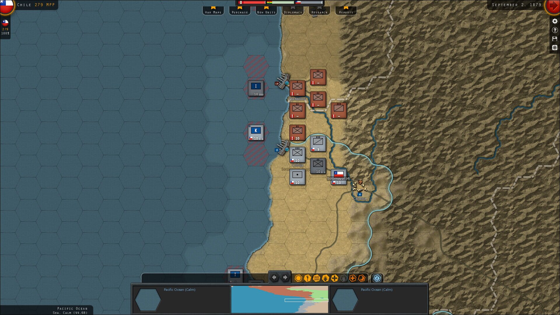 Screenshot for Strategic Command: American Civil War - Wars in the Americas