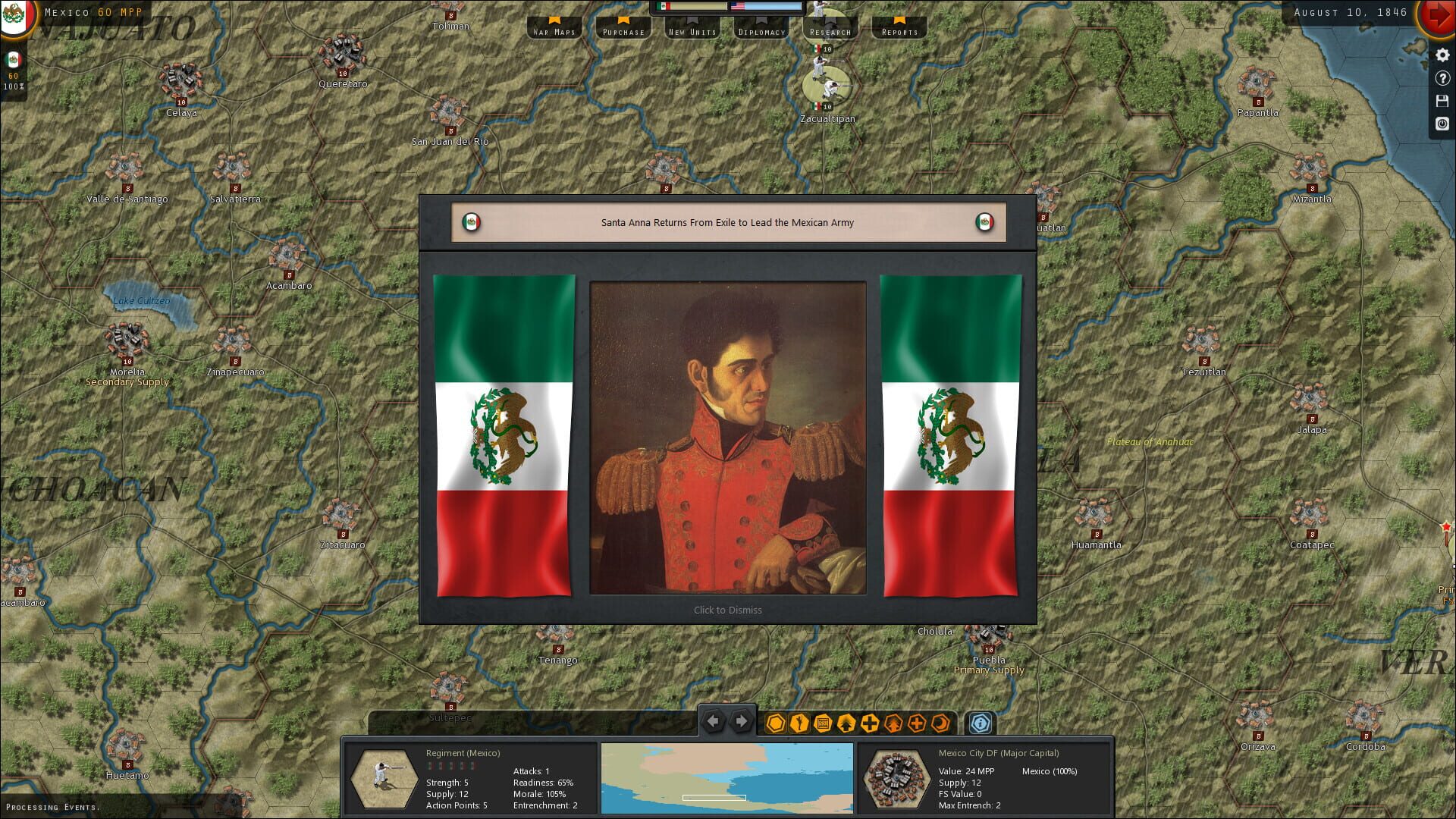 Screenshot for Strategic Command: American Civil War - Wars in the Americas