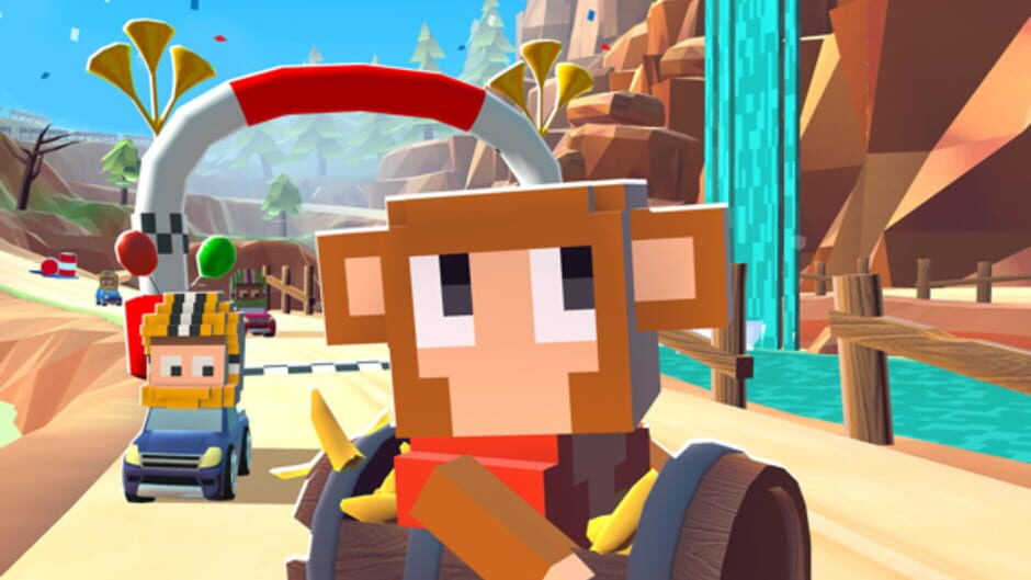 Screenshot for Blocky Racer