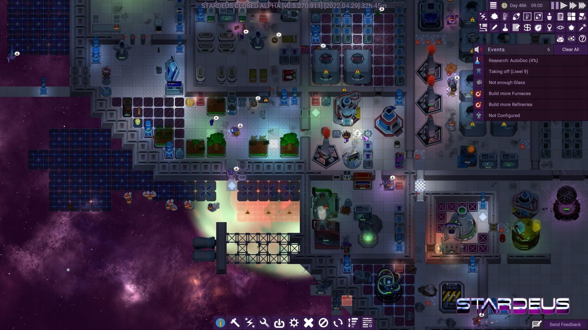 Screenshot for Stardeus