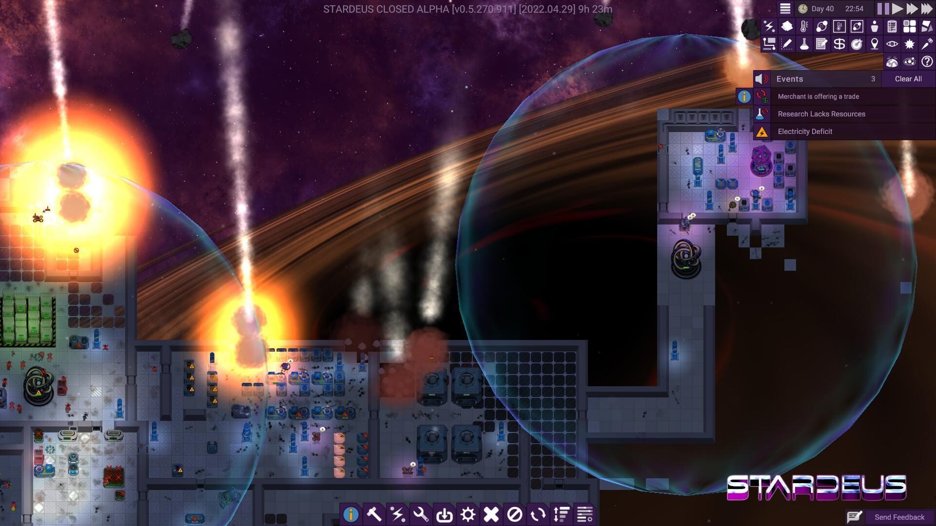 Screenshot for Stardeus