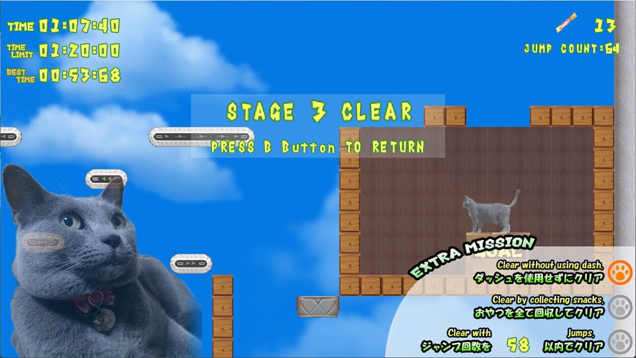 Screenshot for Pixel Game Maker Series: Cat and Tower