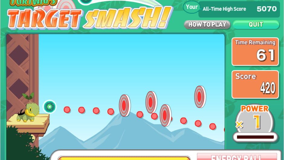 Screenshot for Turtwig's Target Smash!