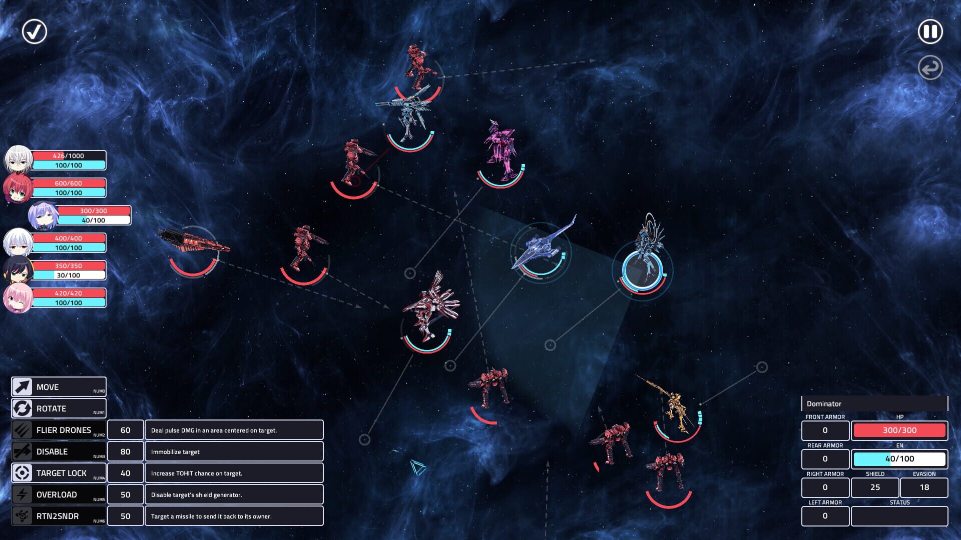 Screenshot for Sunrider 4: The Captain's Return