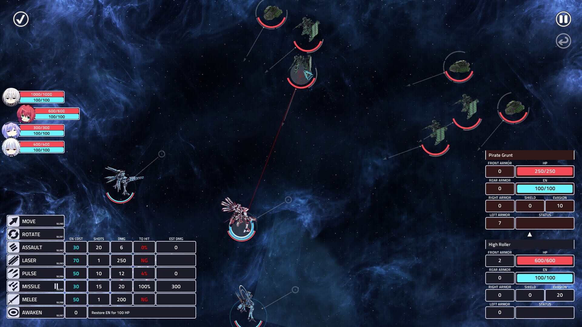 Screenshot for Sunrider 4: The Captain's Return