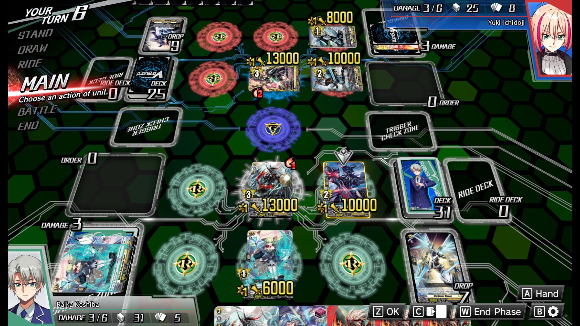 Screenshot for Cardfight!! Vanguard: Dear Days - Character Set 05: Raika Koshiba