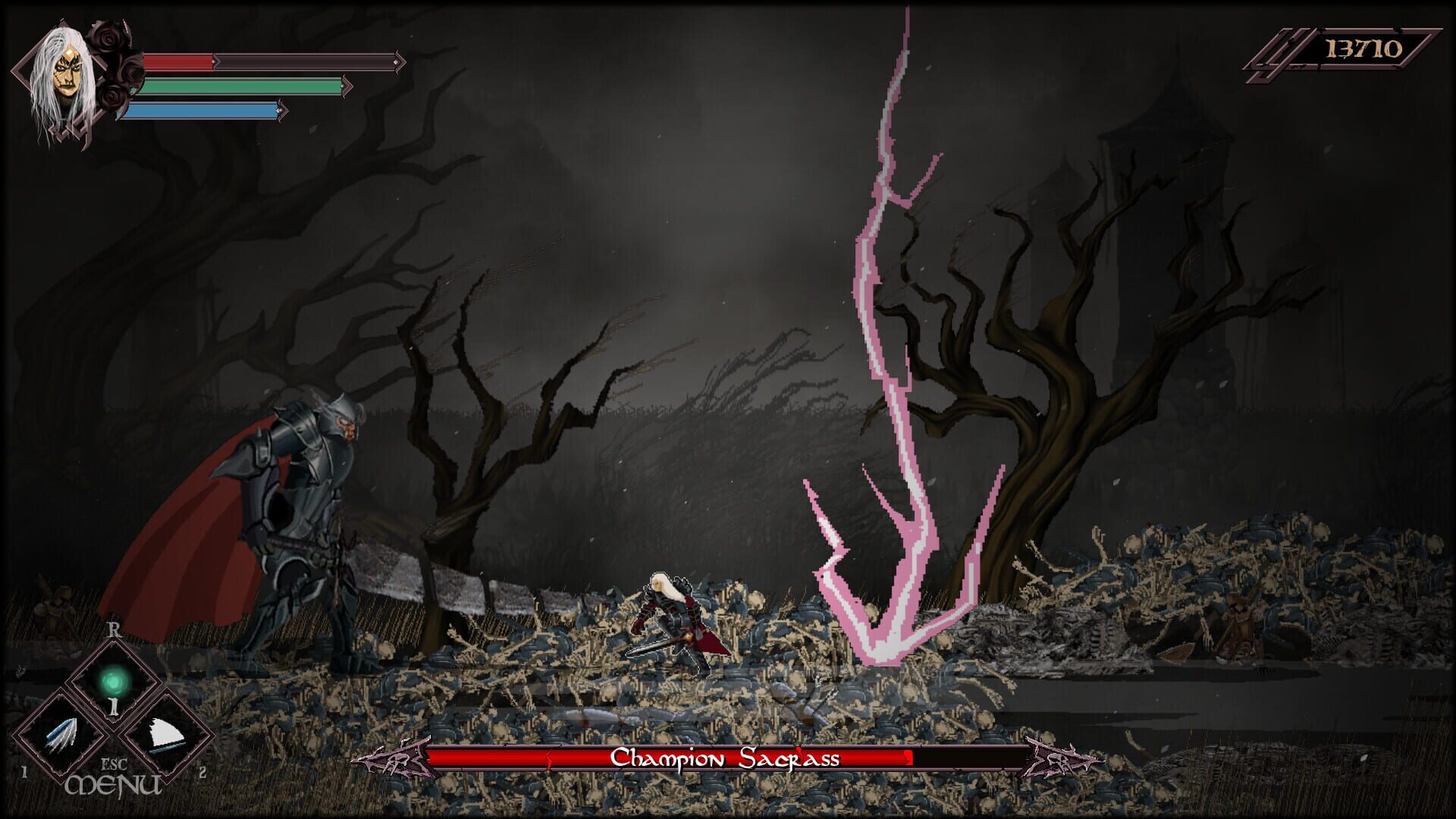 Screenshot for Skelethrone: The Prey