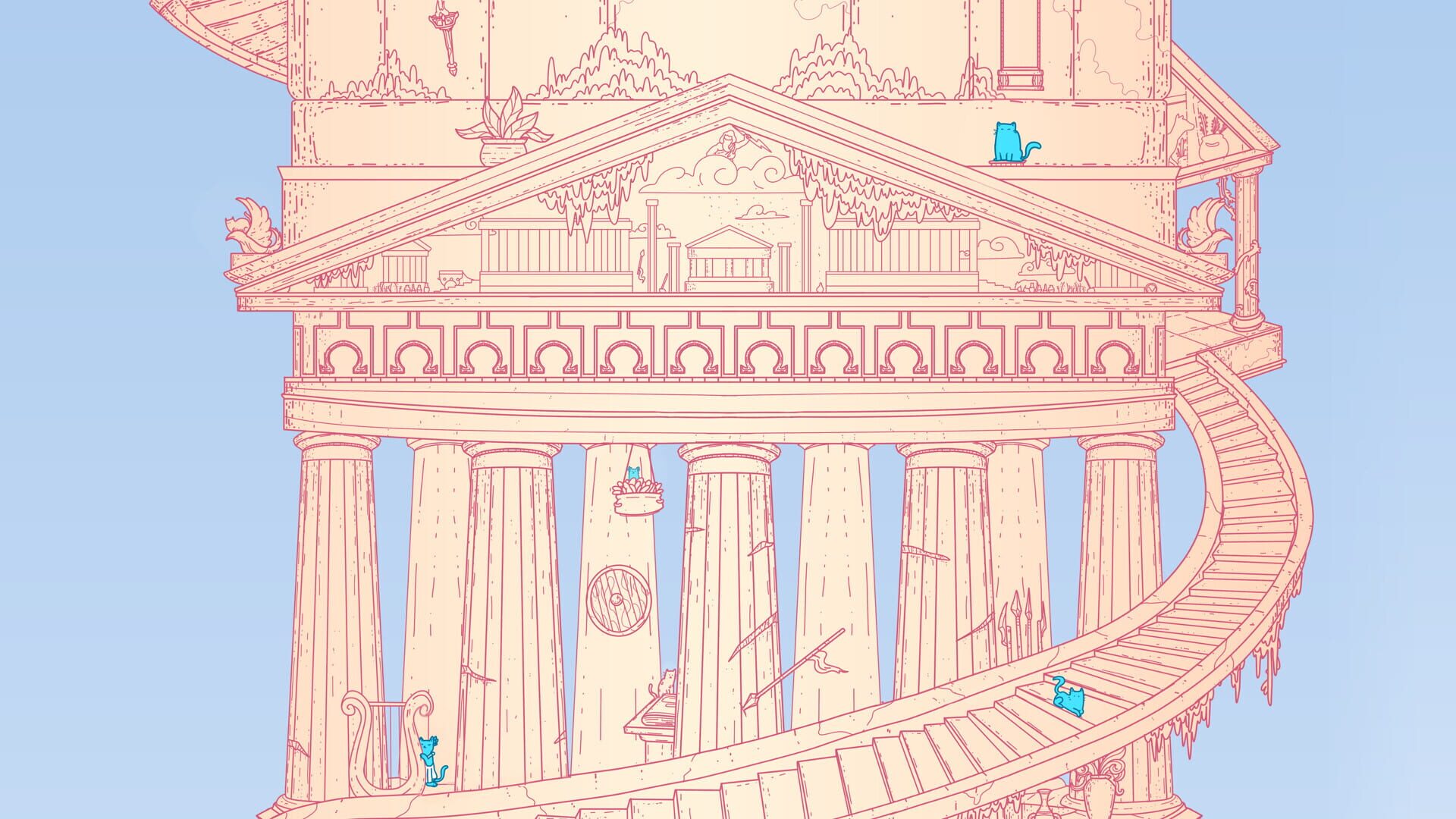Screenshot for A Tower Full of Cats