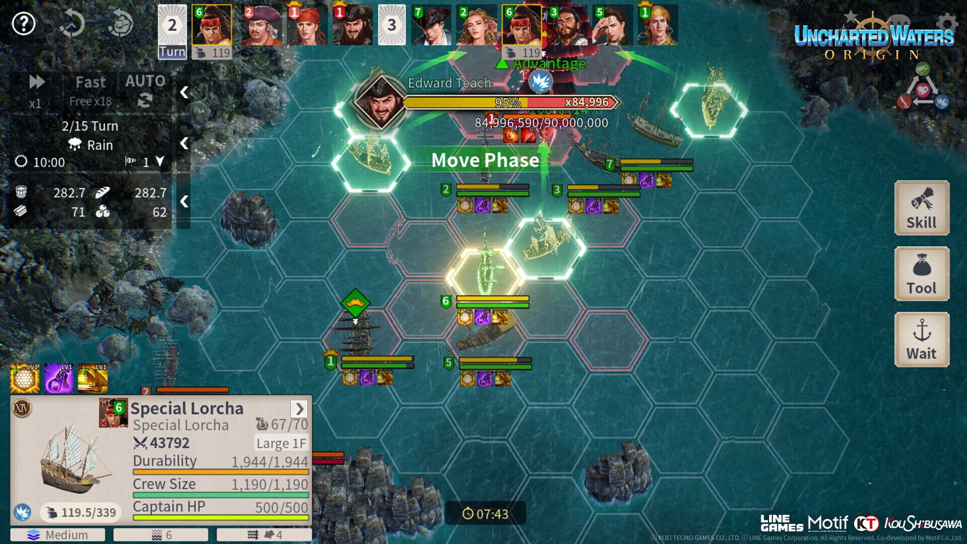 Screenshot for Uncharted Waters Origin