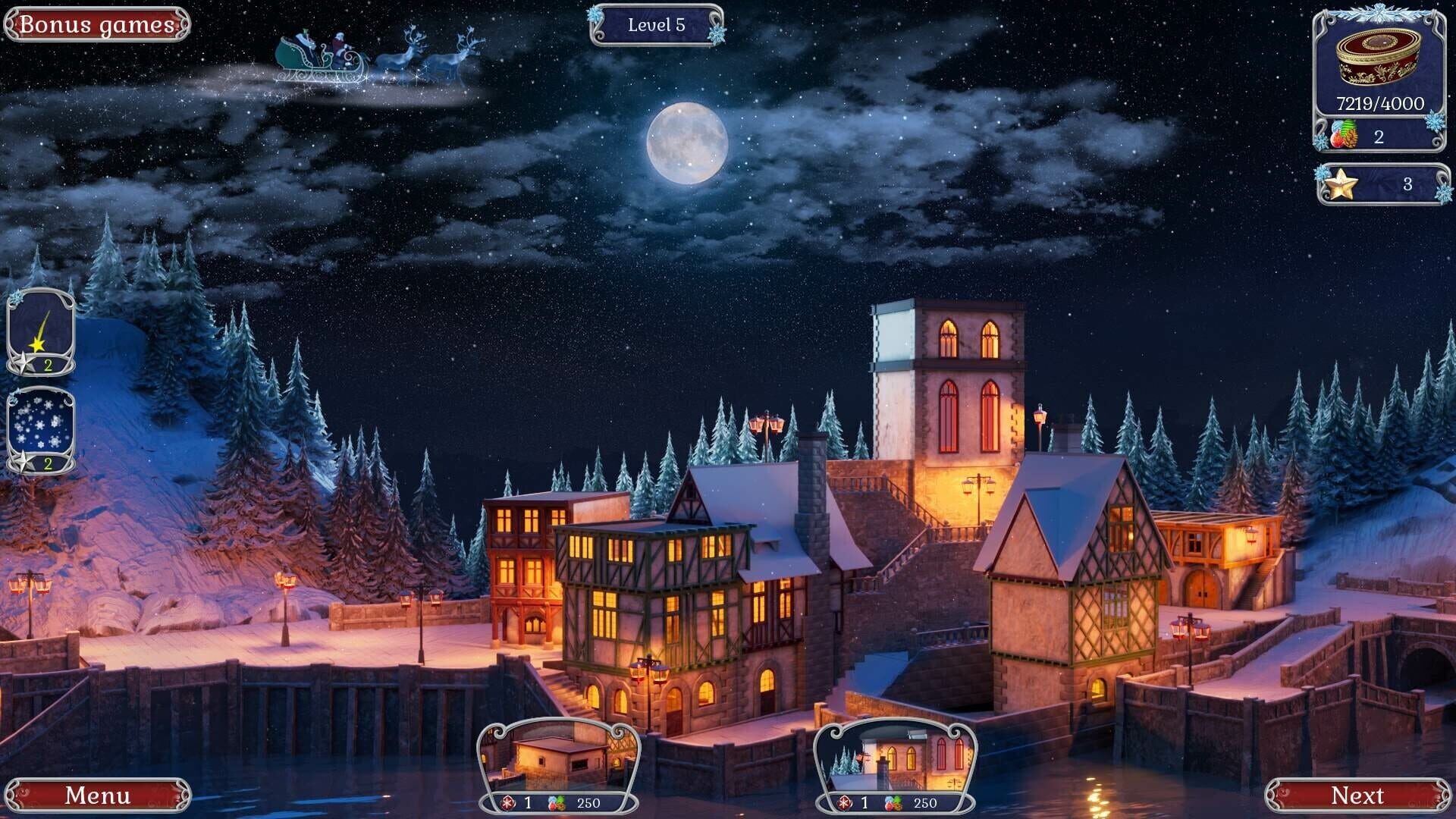 Screenshot for Jewel Match: Winter Wonderland 2 - Collector's Edition