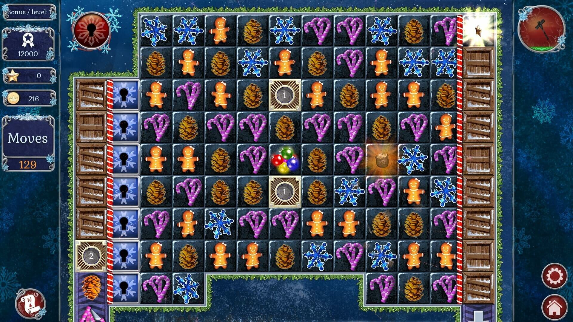 Screenshot for Jewel Match: Winter Wonderland 2 - Collector's Edition