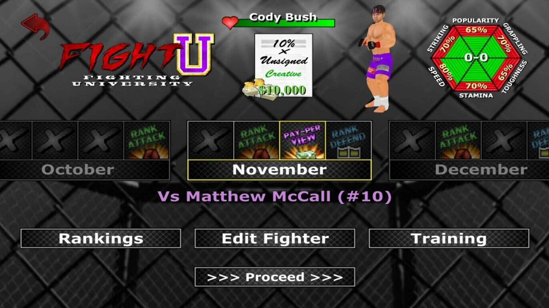 Screenshot for Weekend Warriors MMA