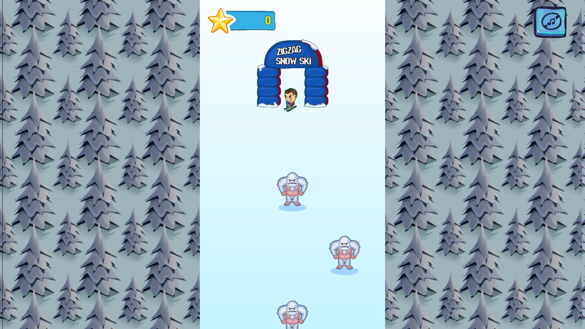 Screenshot for ZigZagging Ski