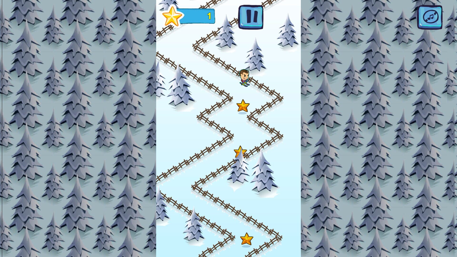 Screenshot for ZigZagging Ski