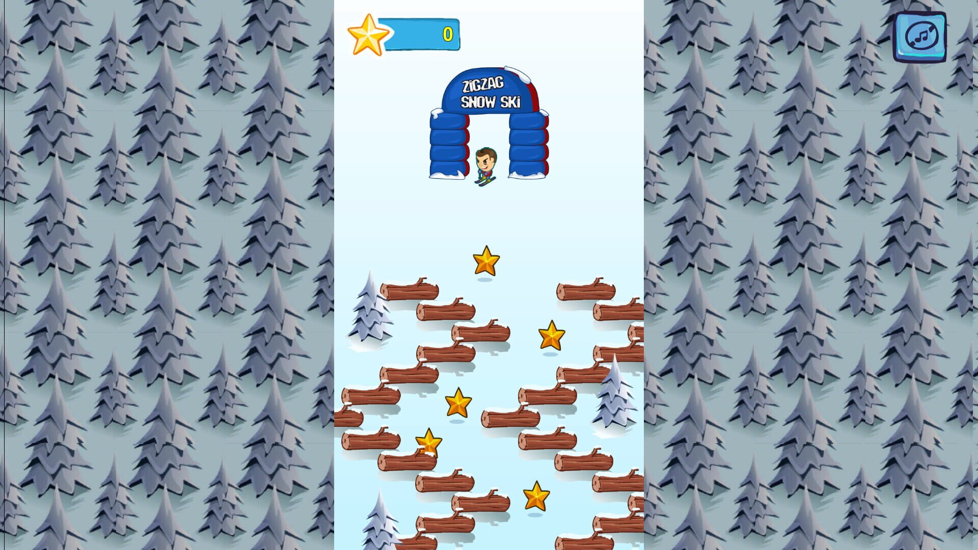 Screenshot for ZigZagging Ski