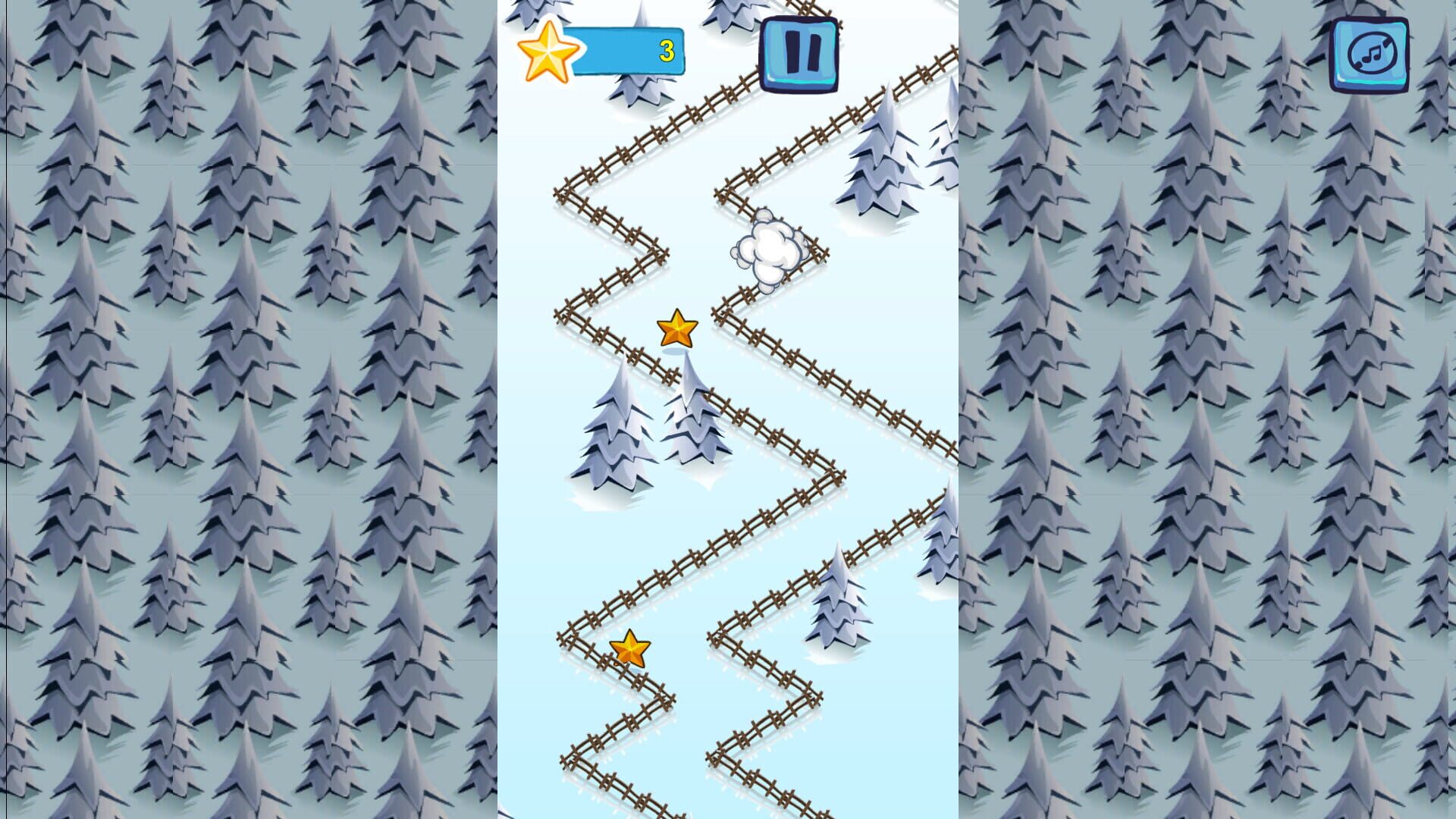 Screenshot for ZigZagging Ski